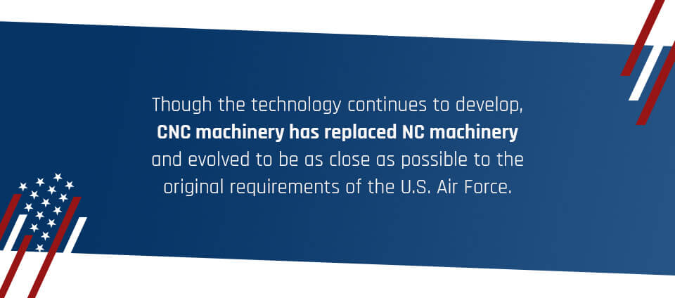 replaced NC machinery