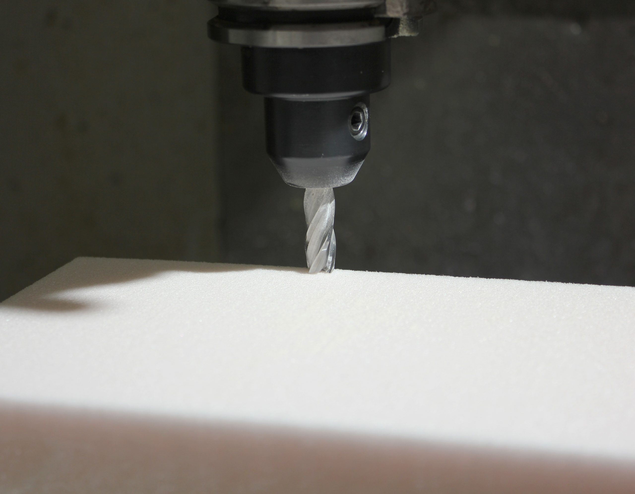 Close up CNC machining image