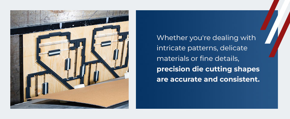 Precision is one of die cutting's main advantages